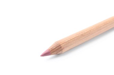 Güzel bir dudak kalemi beyaza izole edilmiş.