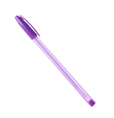 Havada beyaza ayrılmış şık bir kalem