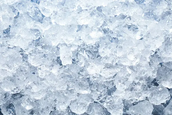 Arkaplan olarak temiz buz küpleri, yakın plan