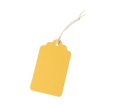 beyaz üzerine izole edilmiş dizgi ile boş etiket