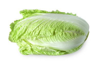 Beyaz tenli taze bir Çin lahanası.