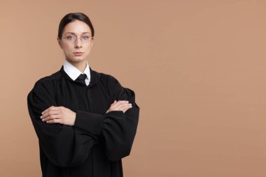 Açık kahverengi arkaplan, metin için boşluk