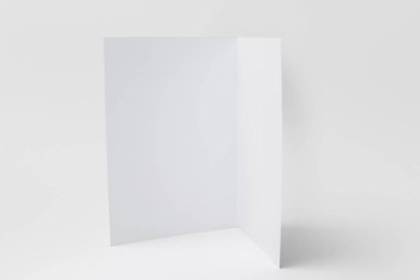 Açık arkaplanda boş bir tebrik kartı