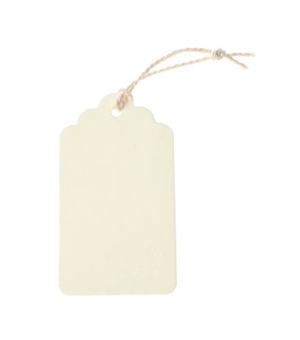 beyaz üzerine izole edilmiş dizgi ile boş etiket