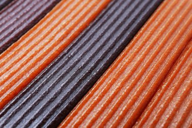 Arka plan olarak lezzetli meyve derisi, yakın çekim görünümü