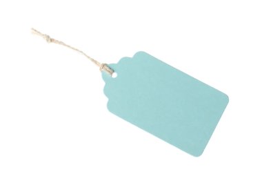 beyaz üzerine izole edilmiş dizgi ile boş etiket