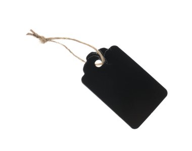 beyaz üzerine izole edilmiş dizgi ile boş etiket