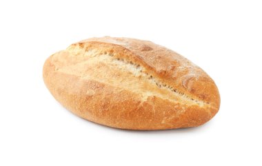 una hogaza de pan aislado en blanco