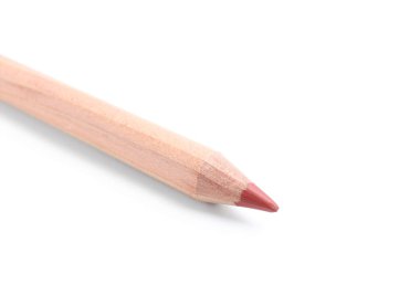 Güzel bir dudak kalemi beyaza izole edilmiş.