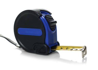 Beyazda izole edilmiş bir mezura. Yapı aracı