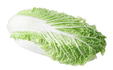 Beyaz tenli taze bir Çin lahanası.