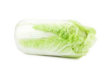 Beyaz tenli taze bir Çin lahanası.