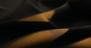 Arkaplan olarak buruşuk kahverengi ipek kumaş, yakın plan