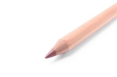 Güzel bir dudak kalemi beyaza izole edilmiş.