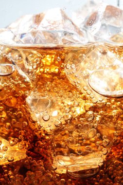 Buz cam, closeup Cola yenileniyor