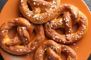 Masada tuzlu krakerler, üst manzara.