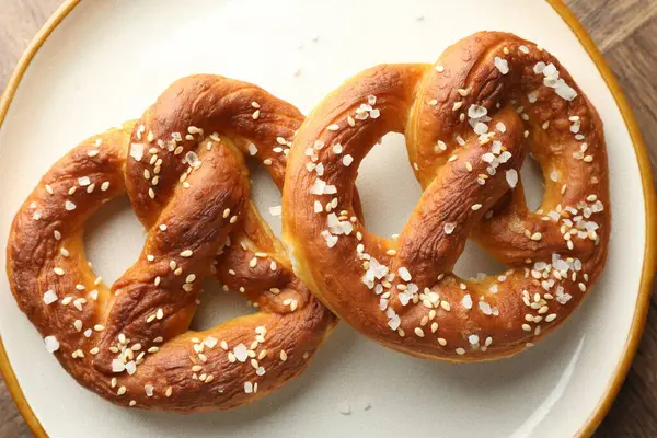 Masada tuzlu krakerler, üst manzara.