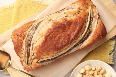 Masada fındıklı ev yapımı muz ekmeği.