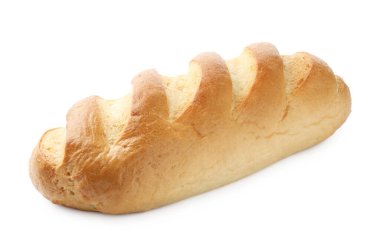 una hogaza de pan aislado en blanco