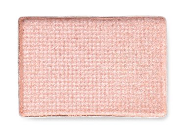 Göz farı tazeleme tavası beyaz, üst görünümde izole.