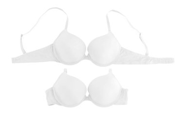 Beyaz sütyen, kolaj. Üst görünüm