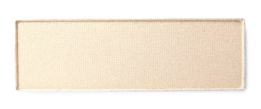 Güzel göz farı dolumu beyaz, üst görünümde izole.