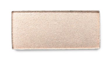 Güzel göz farı dolumu beyaz, üst görünümde izole.