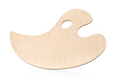 Boş ahşap palet beyaz üzerine izole