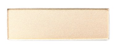 Güzel göz farı dolumu beyaz, üst görünümde izole.