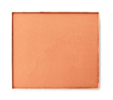 Güzel göz farı dolumu beyaz, üst görünümde izole.