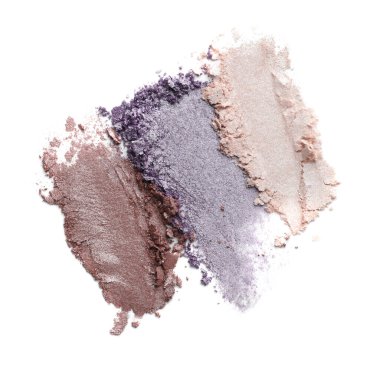 Beyaz, üst manzara üzerinde izole edilmiş güzel göz falı örnekleri