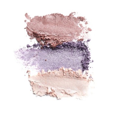 Beyaz, üst manzara üzerinde izole edilmiş güzel göz falı örnekleri