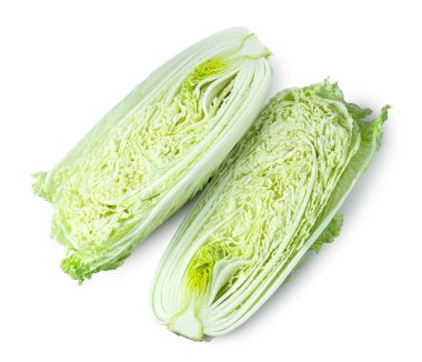 Beyaz manzaralı, taze Çin lahanaları.