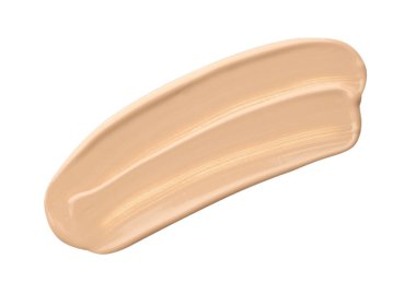 Temelde beyaz, üst görünümde izole edilmiş örnek