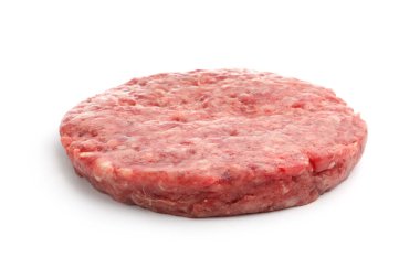 Hamburger için taze çiğ köfte.