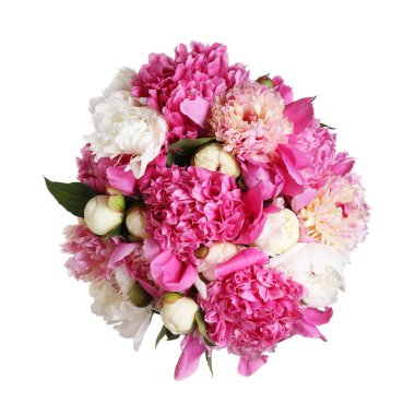 Beyaz bir buket güzel şakayık.