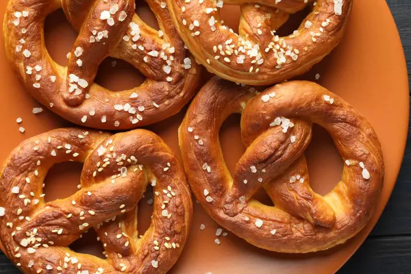 Masada tuzlu krakerler, üst manzara.