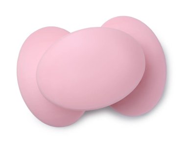 Üç sabun kalıbı beyaza izole edilmiş, üst manzara. Kişisel temizlik.