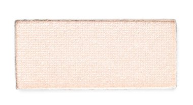 Göz farı tazeleme tavası beyaz, üst görünümde izole.