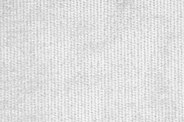 Arkaplan olarak beyaz kumaşın dokusu, üst görünüm