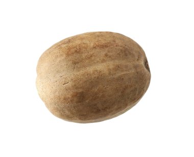 Bir hindistan cevizi havadan izole edilmiş.