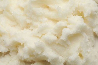 Arka plan olarak organik Shea yağının dokusu, üst görünüm