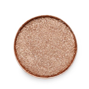 Göz farı tazeleme tavası beyaz, üst görünümde izole.