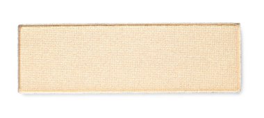 Göz farı tazeleme tavası beyaz, üst görünümde izole.