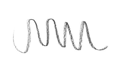 Güzel kaş darbeleri beyaz, üst manzarada izole.