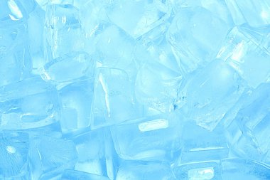 Arkaplan olarak temiz buz küpleri, yakın plan