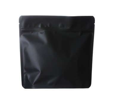 Bir fermuarlı stand-up kesesi beyaza izole edilmiş. Tasarım için model