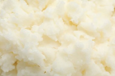 Arka plan olarak organik Shea yağının dokusu, üst görünüm