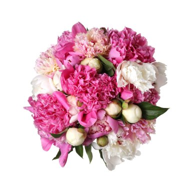 Beyaz bir buket güzel şakayık.