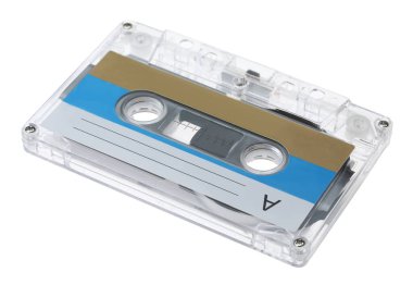 Beyaz etiketli bir ses kaseti